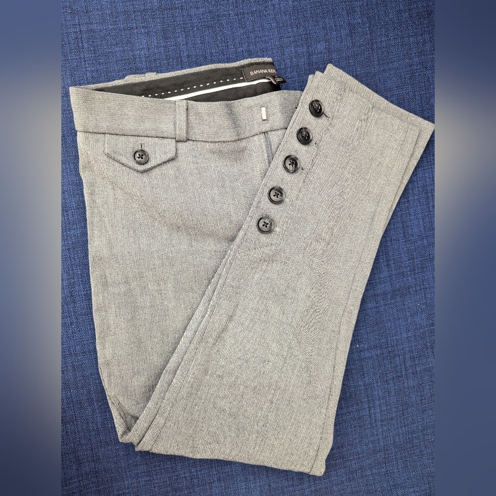 Banana Republic herringbone Sloan pant size 4P